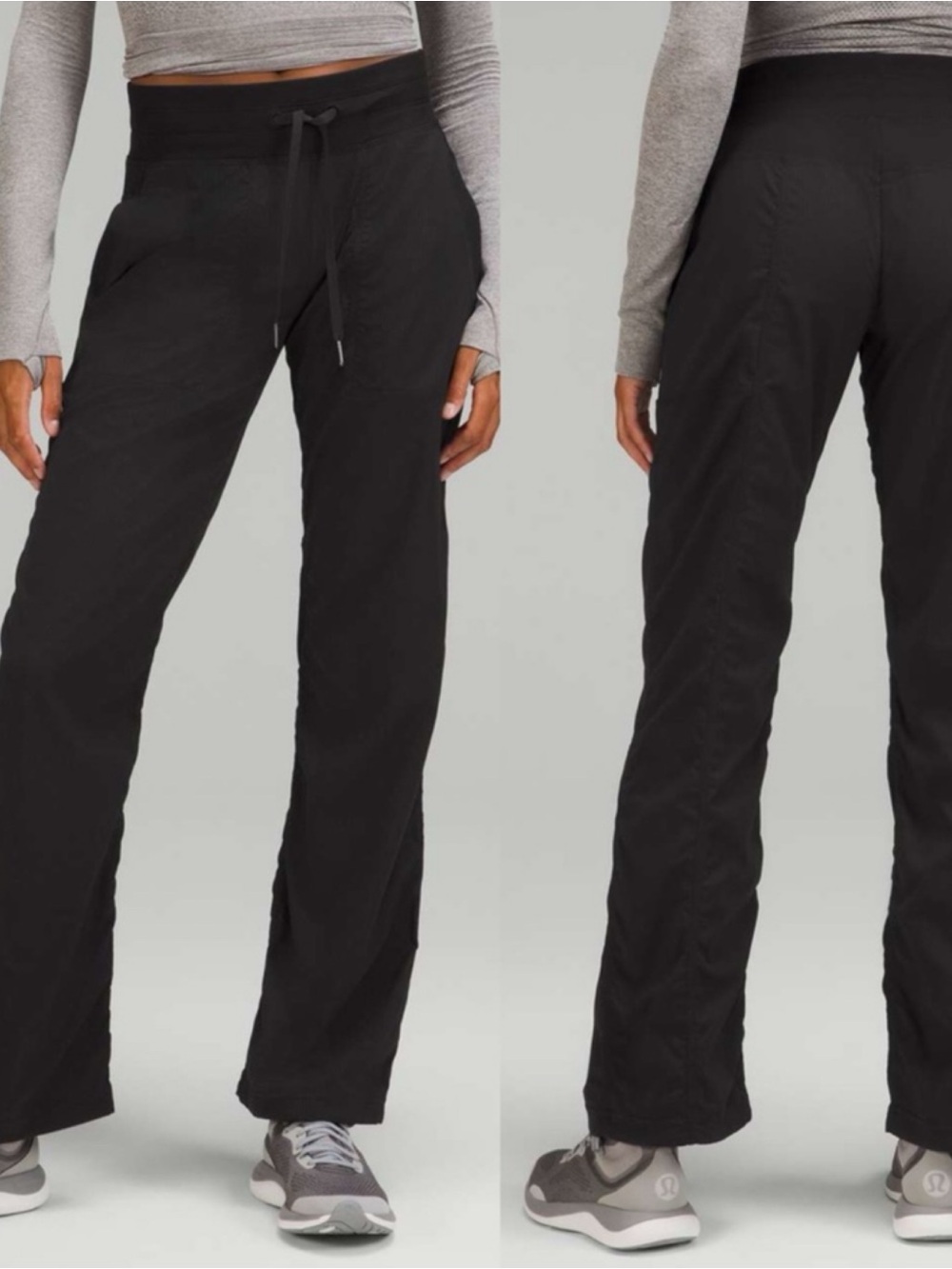 Lululemon Dance Studio Mid-Rise Full Length Pant Sz 2/32” In Black